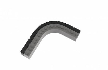 Rubber keyhole fender blocks